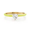 The Last Line Heart Enamel Ring