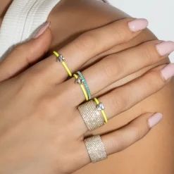 The Last Line Heart Enamel Ring