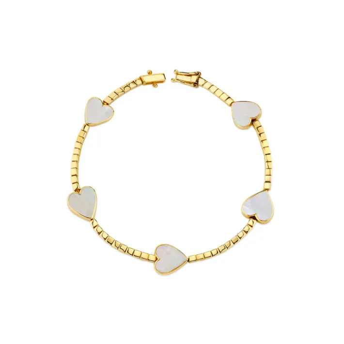 The Last Line Heart Tennis Bracelet