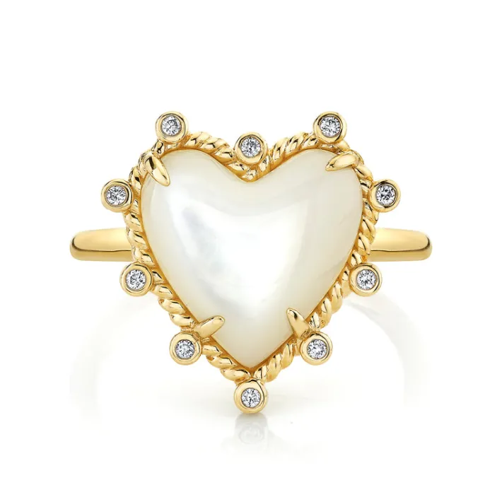 The Last Line Heart Twist Ring