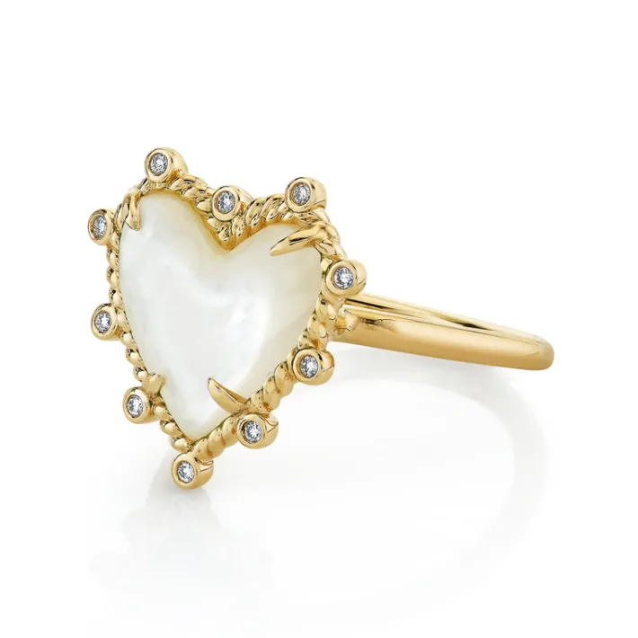 The Last Line Heart Twist Ring