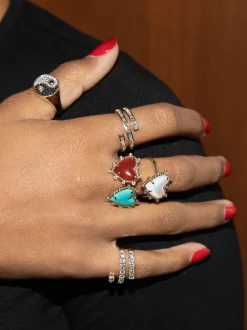 The Last Line Heart Twist Ring