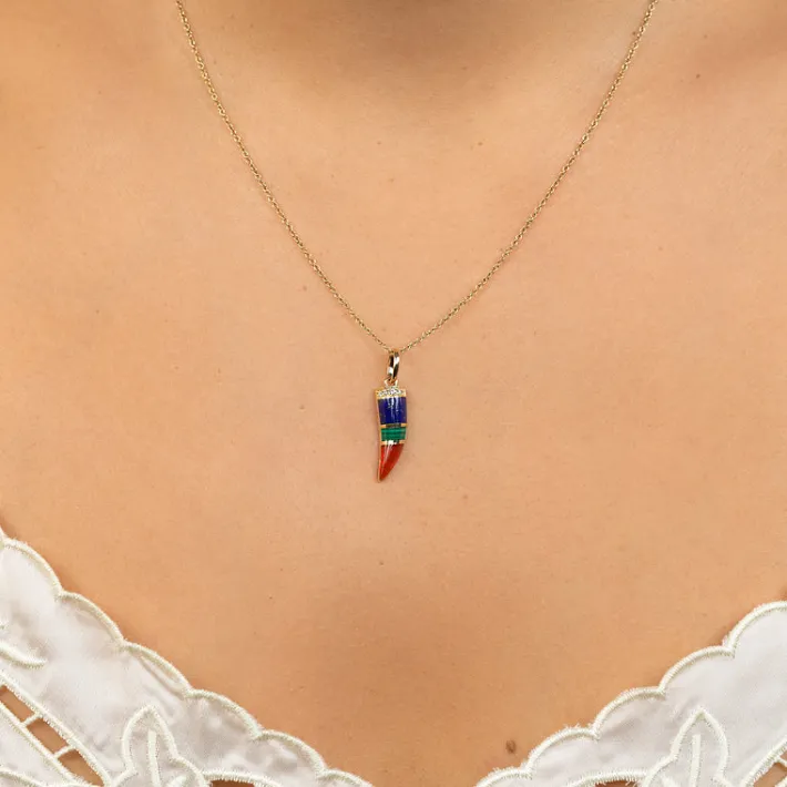 The Last Line Horn Pendant