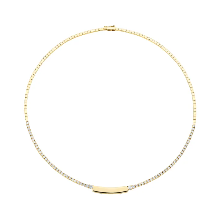 The Last Line ID Tennis Necklace