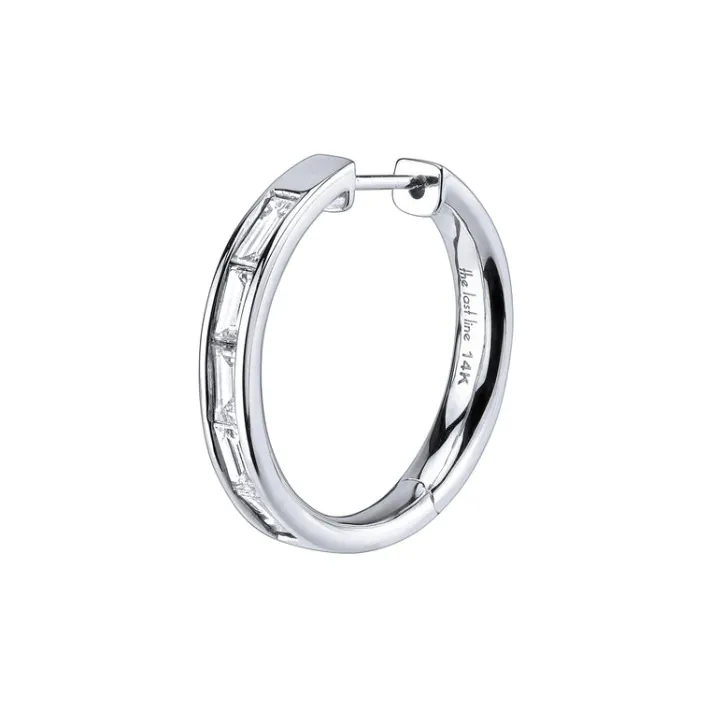 The Last Line Large Baguette Hoop