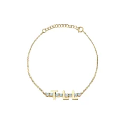 The Last Line Mini Personalized Tennis Bracelet