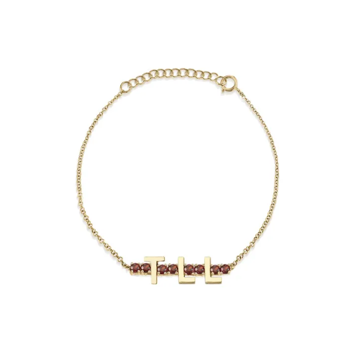 The Last Line Mini Personalized Tennis Bracelet