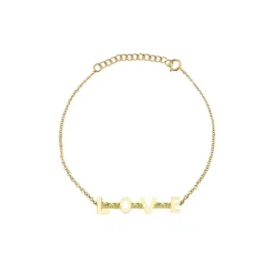 The Last Line Mini Personalized Tennis Bracelet
