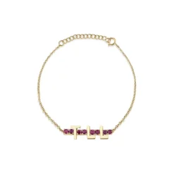 The Last Line Mini Personalized Tennis Bracelet