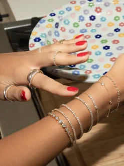 The Last Line Mini Personalized Tennis Bracelet