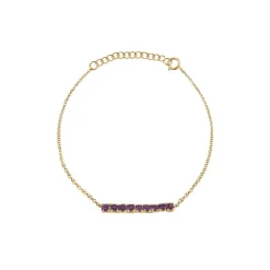 The Last Line Mini Personalized Tennis Bracelet