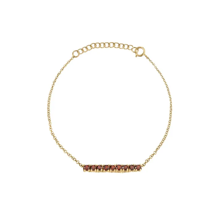 The Last Line Mini Personalized Tennis Bracelet