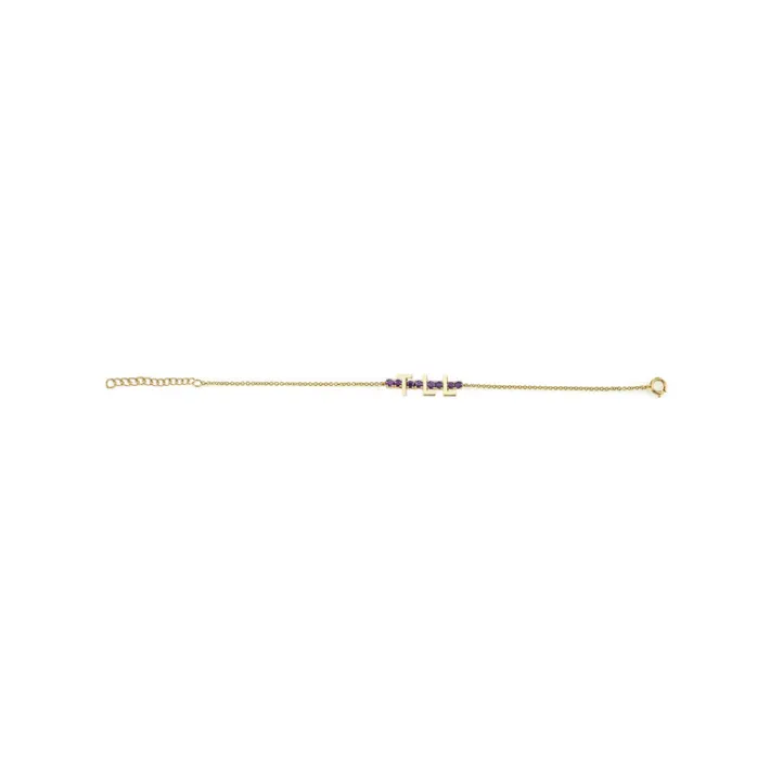 The Last Line Mini Personalized Tennis Bracelet