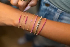 The Last Line Mini Personalized Tennis Bracelet