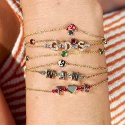 The Last Line Mini Personalized Tennis Bracelet