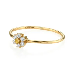 The Last Line Mini Teddy Flower Ring