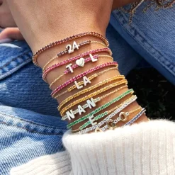 The Last Line Mini Tennis Bracelet