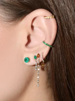 The Last Line Pear Stud Earring
