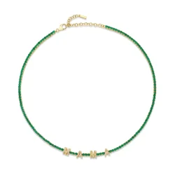 The Last Line Perfect Personalized Collar Tennis Necklace