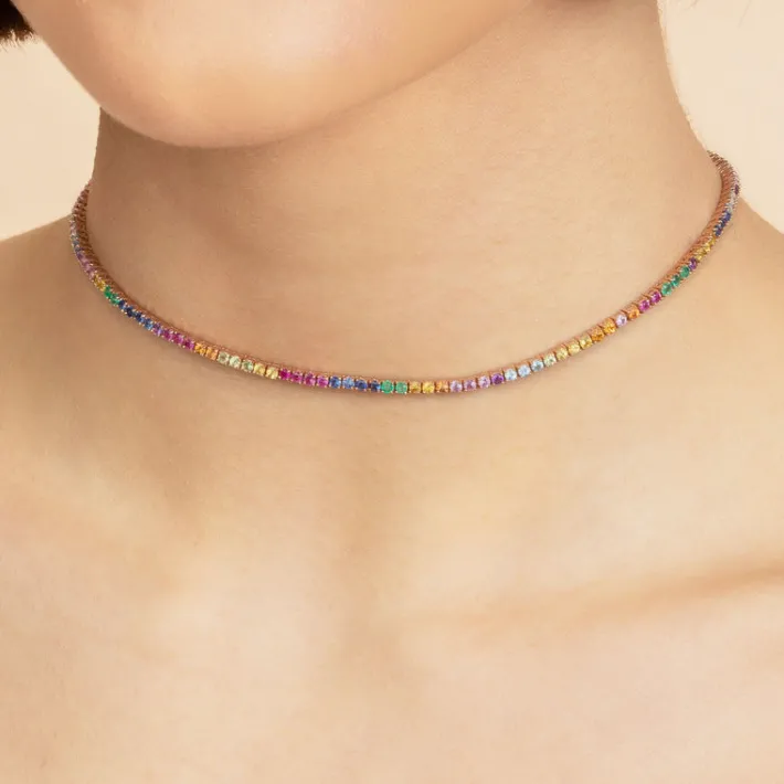 The Last Line Perfect Personalized Collar Tennis Necklace