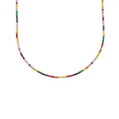 The Last Line Perfect Personalized Collar Tennis Necklace