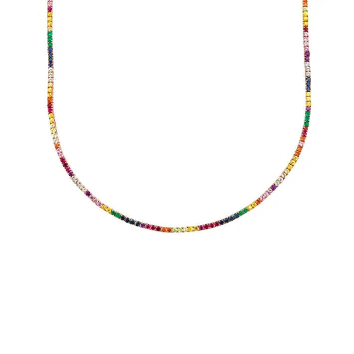 The Last Line Perfect Personalized Collar Tennis Necklace