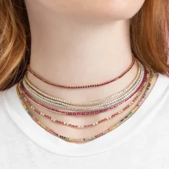 The Last Line Perfect Personalized Collar Tennis Necklace