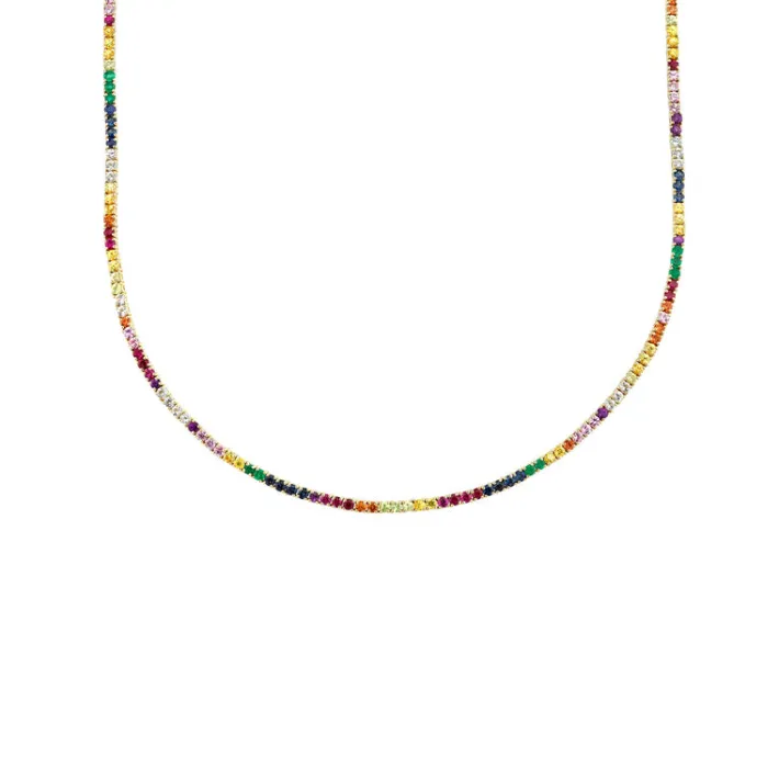 The Last Line Perfect Personalized Collar Tennis Necklace