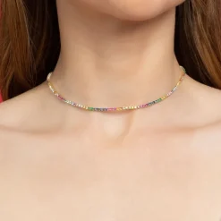 The Last Line Perfect Personalized Collar Tennis Necklace