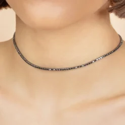 The Last Line Perfect Personalized Collar Tennis Necklace