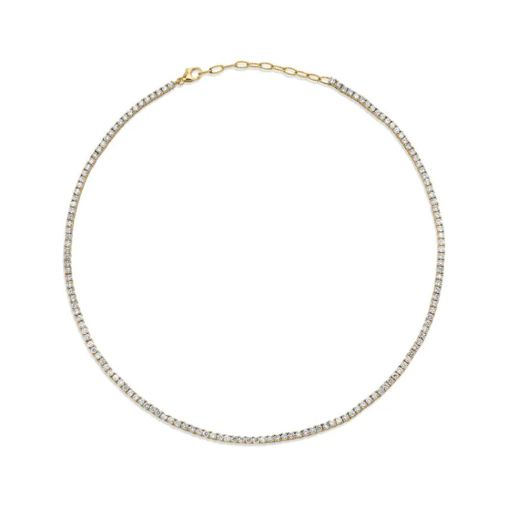 The Last Line Perfect Personalized Collar Tennis Necklace