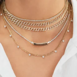 The Last Line Perfect Personalized Collar Tennis Necklace