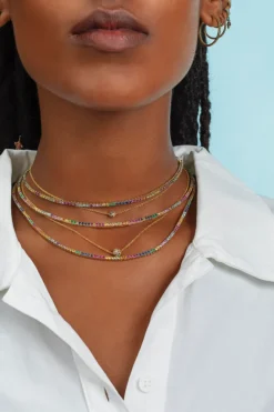 The Last Line Perfect Personalized Collar Tennis Necklace