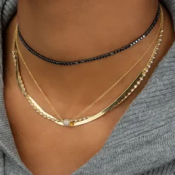 The Last Line Perfect Personalized Collar Tennis Necklace