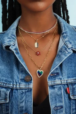 The Last Line Perfect Personalized Collar Tennis Necklace
