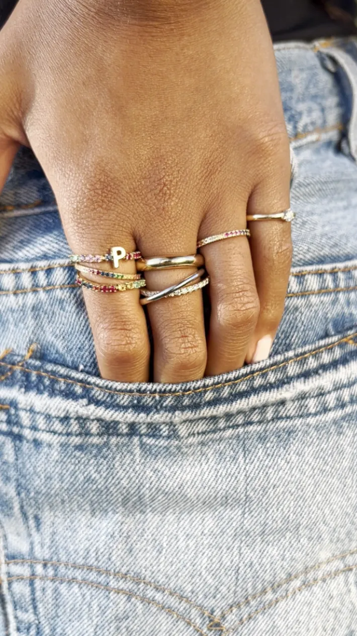The Last Line Personalized Tennis Ring