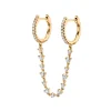 The Last Line PRE ORDER Connected Huggies With Tennis Chain