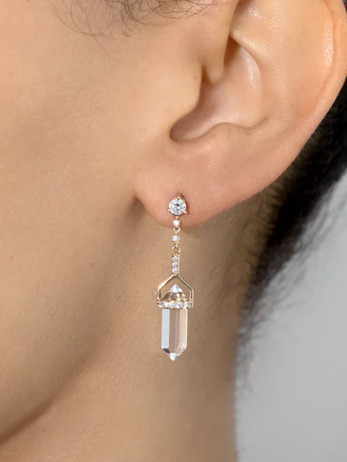 The Last Line PRE ORDER Diamond Prism Earring