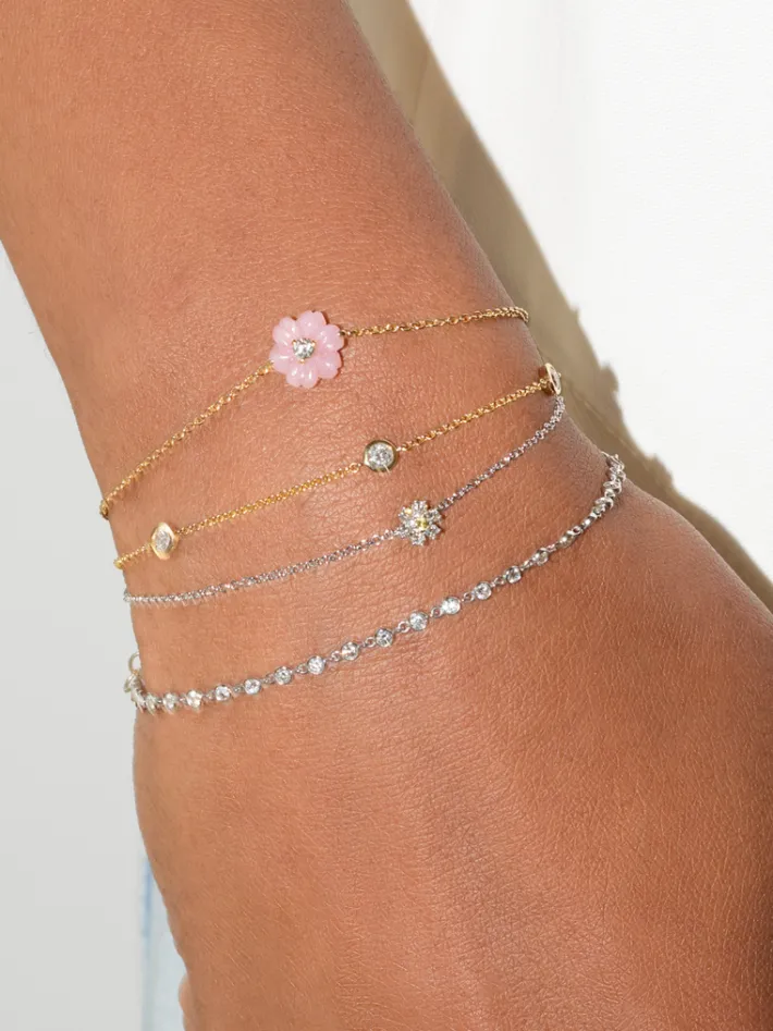 The Last Line PRE ORDER Hand Carved Flower Bracelet