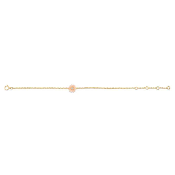 The Last Line PRE ORDER Hand Carved Flower Bracelet