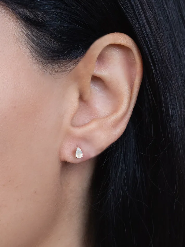 The Last Line PRE ORDER Pear Stud Earring