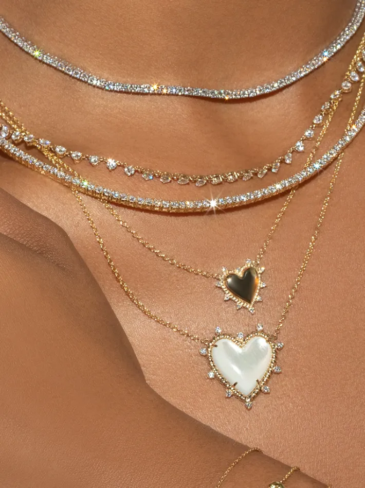The Last Line PRE ORDER Petite Heart Twist Necklace