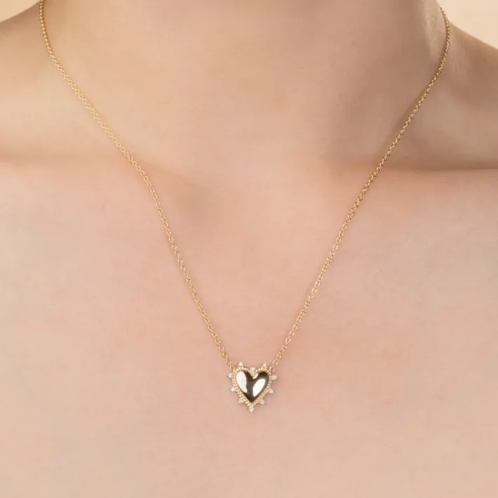 The Last Line PRE ORDER Petite Heart Twist Necklace