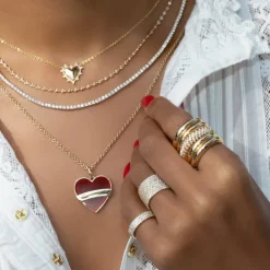 The Last Line PRE ORDER Petite Heart Twist Necklace