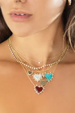 The Last Line PRE ORDER Petite Heart Twist Necklace