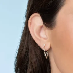 The Last Line PRE ORDER Stud and Sphere Chain Earring
