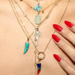 The Last Line Rectangle Pendant
