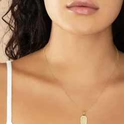 The Last Line Rectangle Pendant