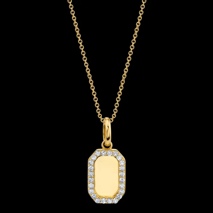 The Last Line Rectangle Pendant