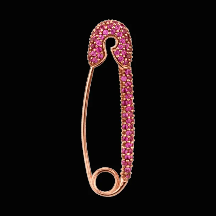The Last Line Safety Pin Earring